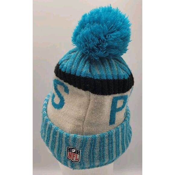 New Era NFL Carolina Panthers 2017 Sideline Official Sports‎ Knit Hat Beanie - Picture 6 of 12